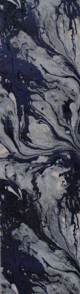 Nubrisa Illusions 6201 Blue Hall and Stair Runner Length