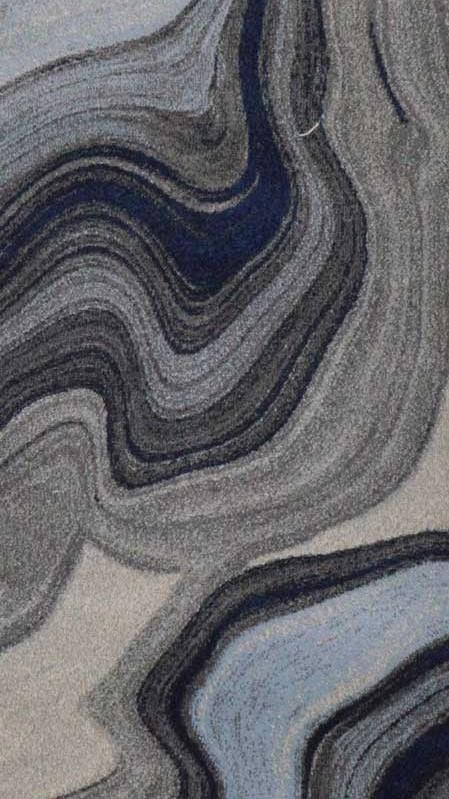 Nubrisa Illusions 6227 Blue Grey Hall and Stair Runner Swatch