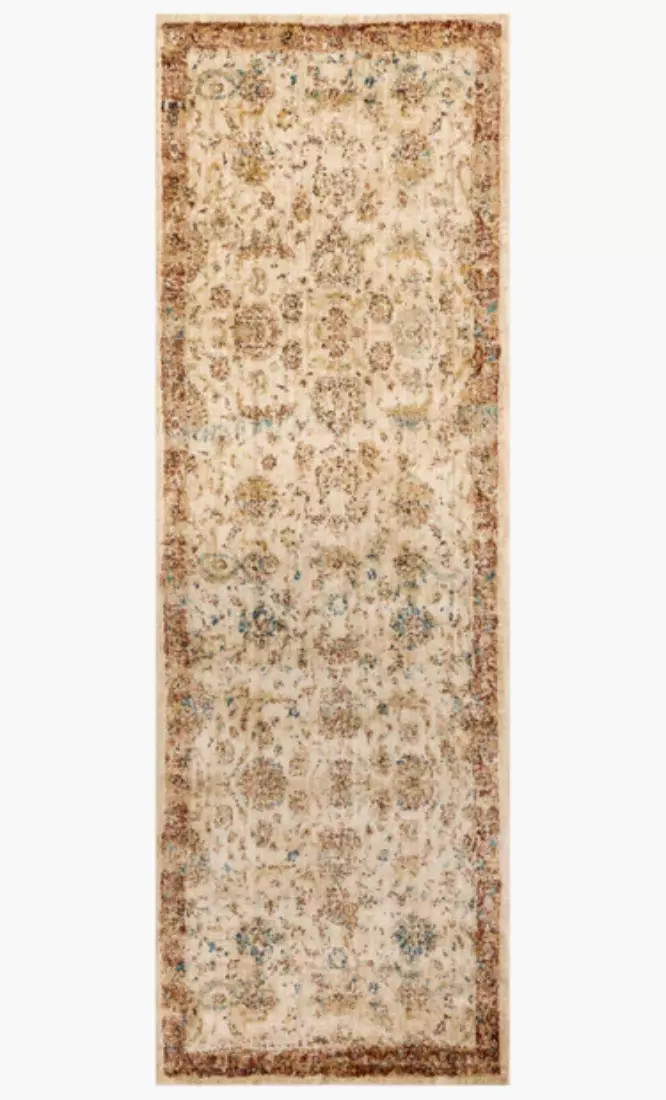 Loloi Anastasia AF-04 Antique Ivory/Rust Area Rug Runner