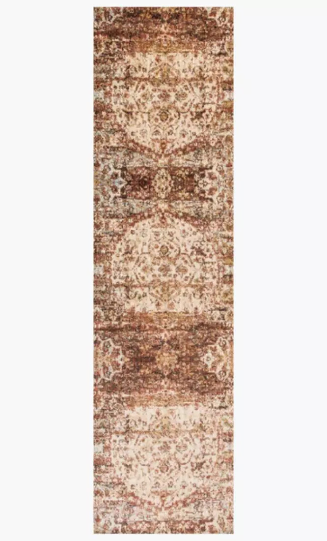 Loloi Anastasia AF-06 Rust/Ivory Area Rug Runner
