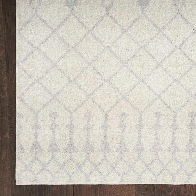 Nourison Astra Machine Washable ASW10 Ivory Area Rug |Carpetmart