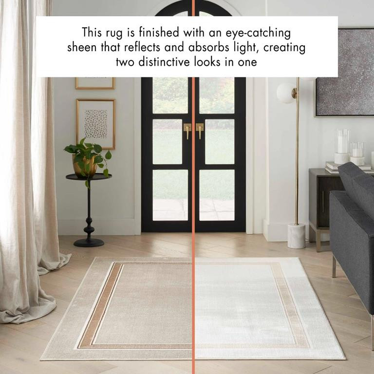 Nourison Glitz GLZ08 Ivory Cream Area Rug |Carpetmart.com - Carpet