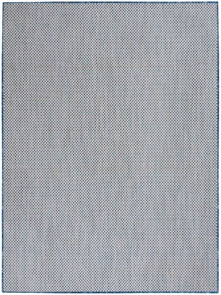 Nourison Courtyard COU01 Ivory Blue Area Rug