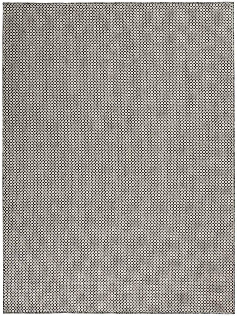 Nourison Courtyard COU01 Ivory Charcoal Area Rug