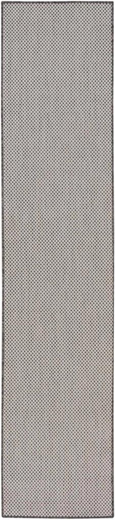 Nourison Courtyard COU01 Ivory Charcoal 2x8 Runner