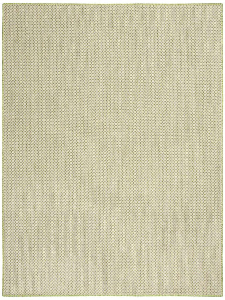 Nourison Courtyard COU01 Ivory Green Area Rug