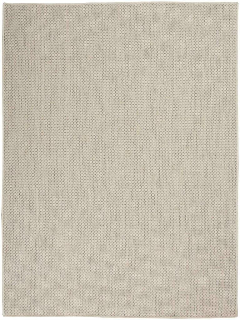 Nourison Courtyard COU01 Ivory Silver Area Rug