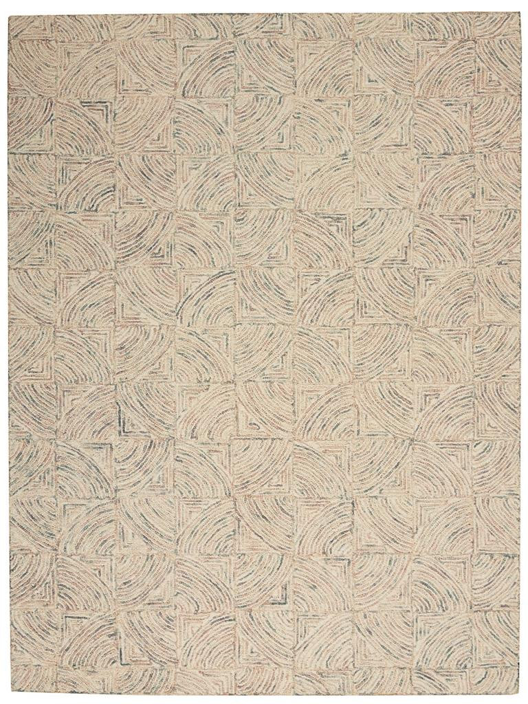 Nourison Interlock ITL05 Ivory Multi Area Rug