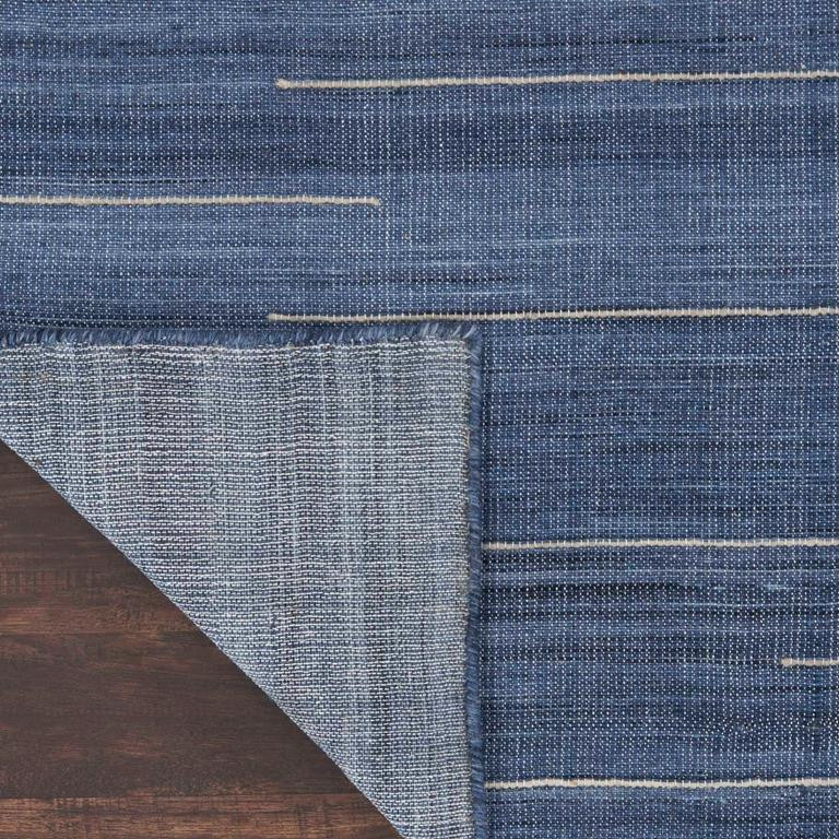 Nourison Interweave IWV01 Navy Area Rug Back