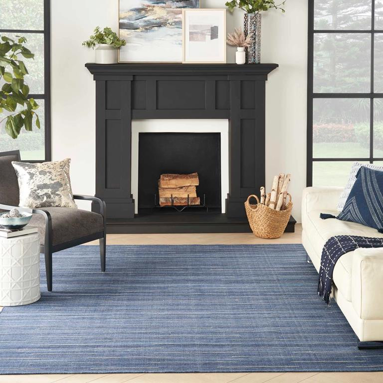 Nourison Interweave IWV01 Navy Area Rug - Carpet & Tile Mart