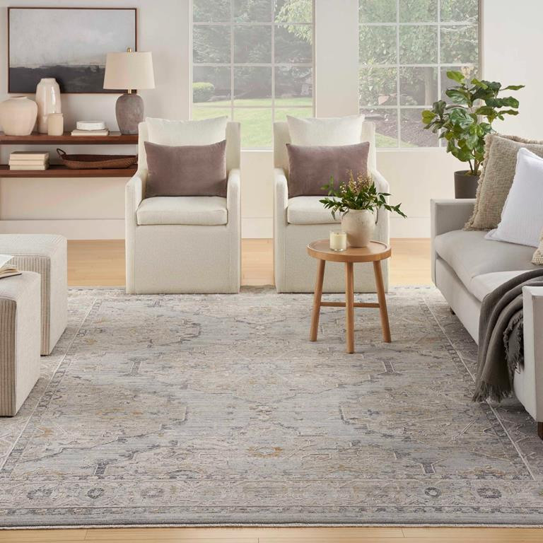 Nourison Lynx LNX07 Light Blue Area Rug | Carpetmart.com - Carpet
