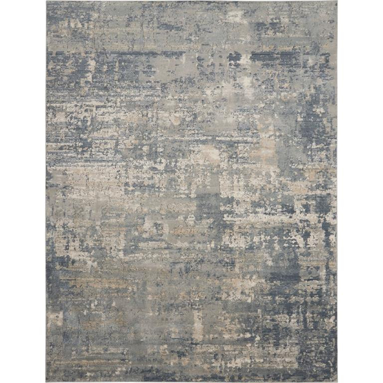 Nourison Quarry QUA04 Grey Beige 8x10 Rug