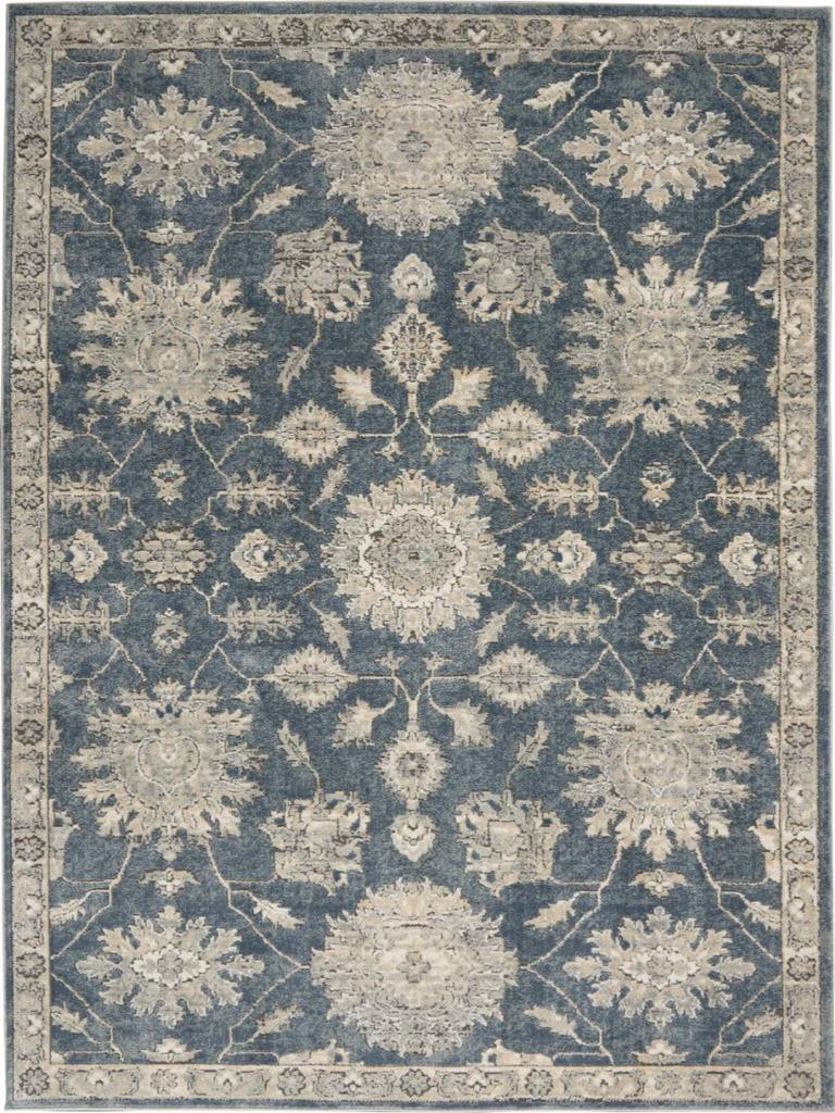 Nourison Quarry QUA06 Blue Beige Area Rug