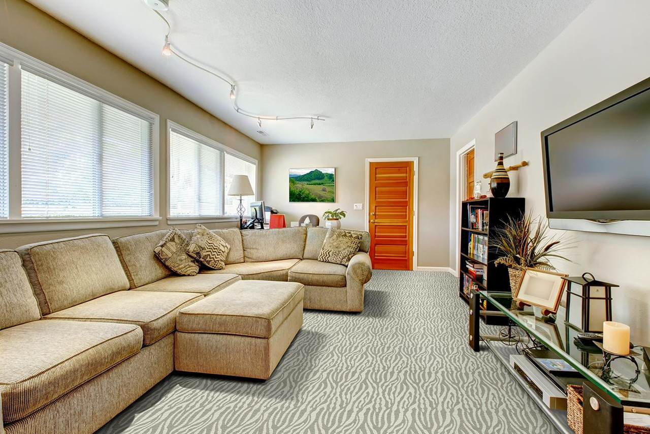 Kaleen Broadloom Artemis ART-77 Silver Room Scene