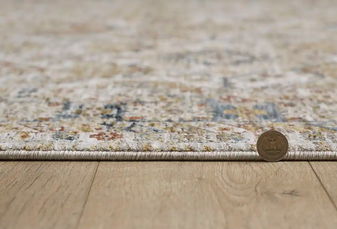 Kas Avani 8400 Ivory Damascus Area Rug Pile