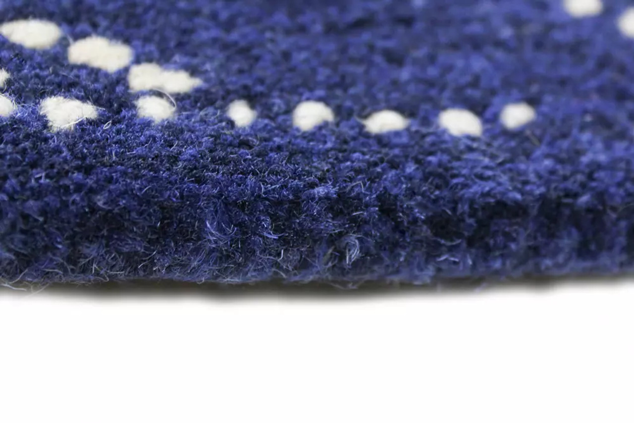 Bashian Venezia CL133 Fenwich Navy Area Rug Edge Bashian Venezia CL133 Fenwich Navy Area Rug Edge