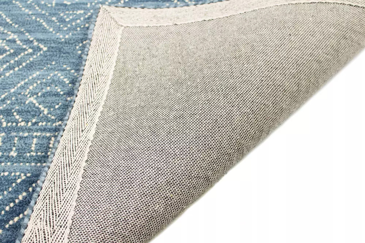 Bashian Venezia CL152 Ester Azure Area Rug Backing Bashian Venezia CL152 Ester Azure Area Rug Backing