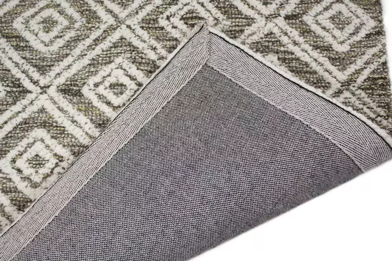 Bashian Verona LC159 Naana Taupe Area Rug Backing Bashian Verona LC159 Naana Taupe Area Rug Backing