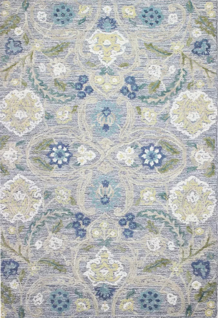 Bashian Verona LC169 Natalee Slate Area Rug Bashian Verona LC169 Natalee Slate Area Rug