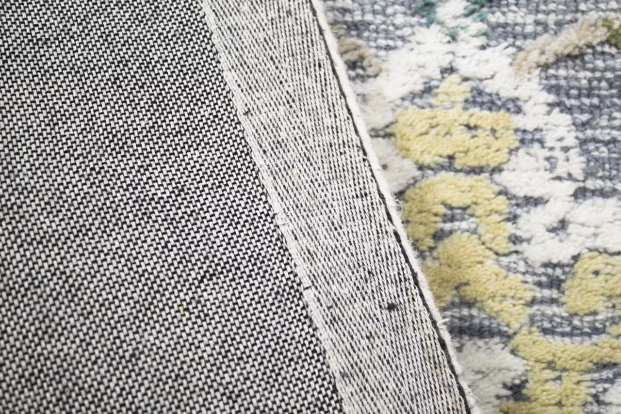 Bashian Verona LC169 Natalee Slate Area Rug Backing Bashian Verona LC169 Natalee Slate Area Rug Backing