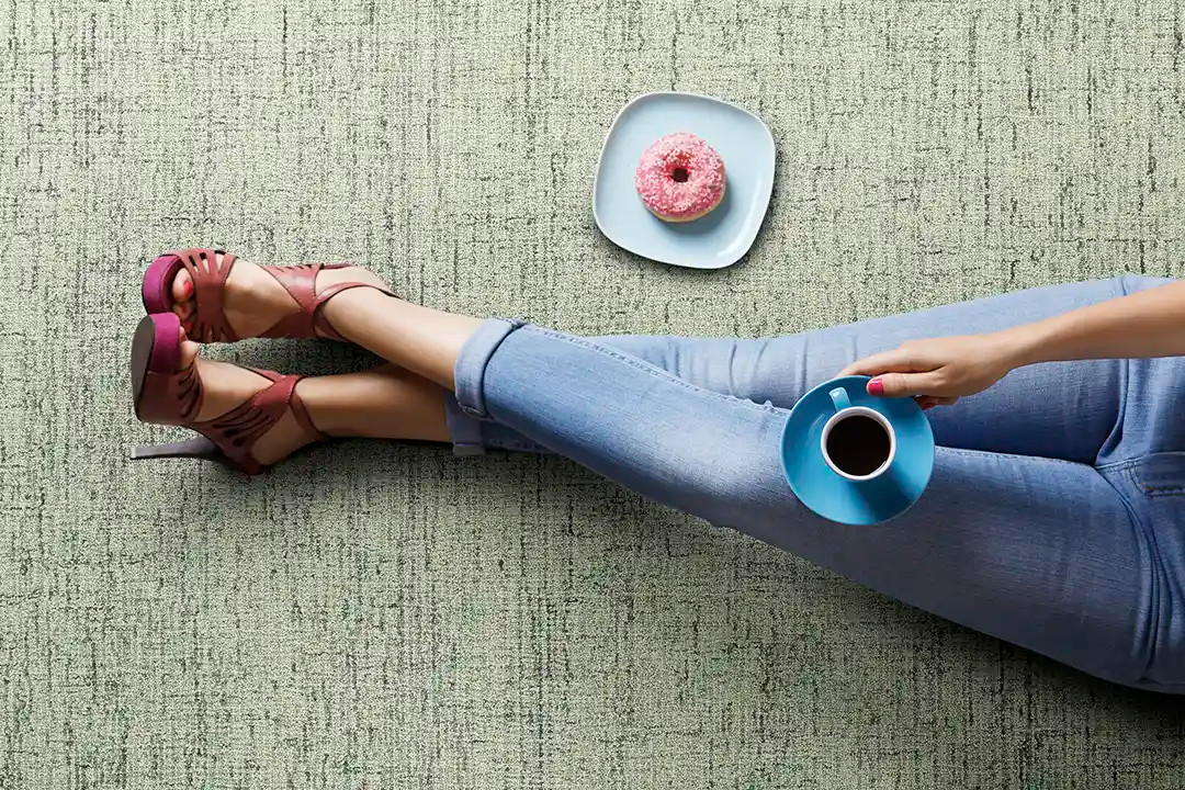 Kaleen Broadloom Cambridge CAM-75 Grey Area Rug Room Scene