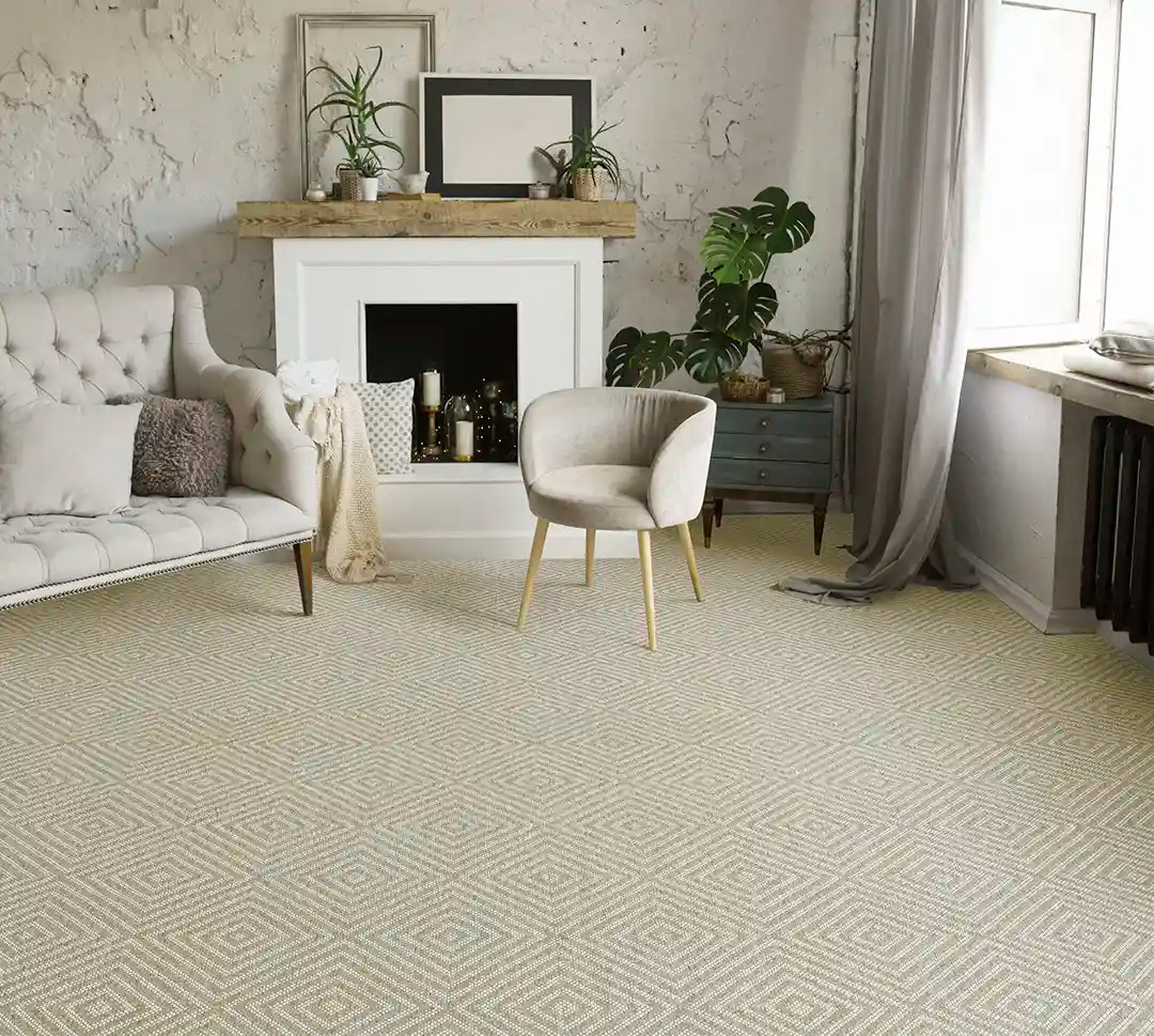 Kaleen Broadloom Cane Garden Bay CGB-75 Grey Area Rug | Carpetmart