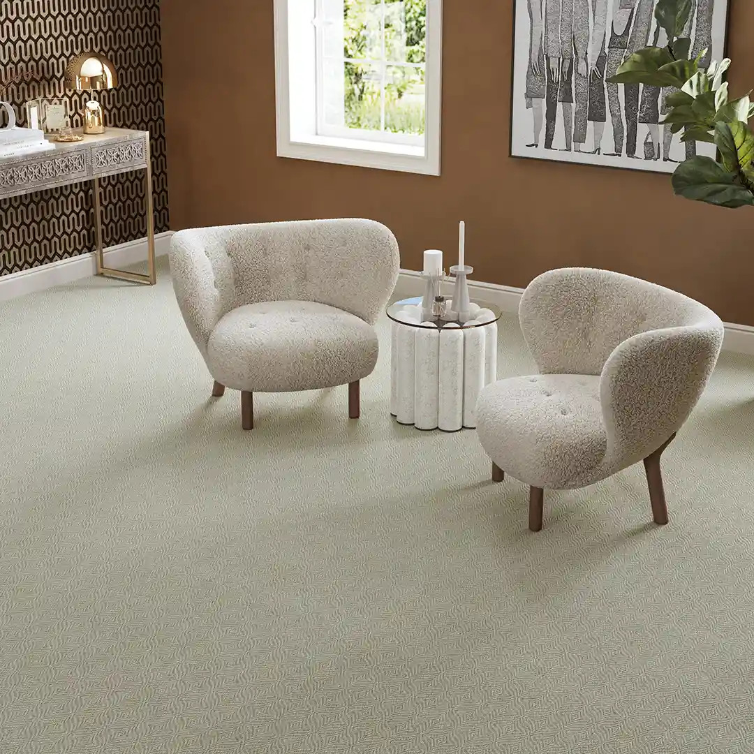 Kaleen Broadloom Cat Island II CTT-77 Silver Area Rug Room Scene