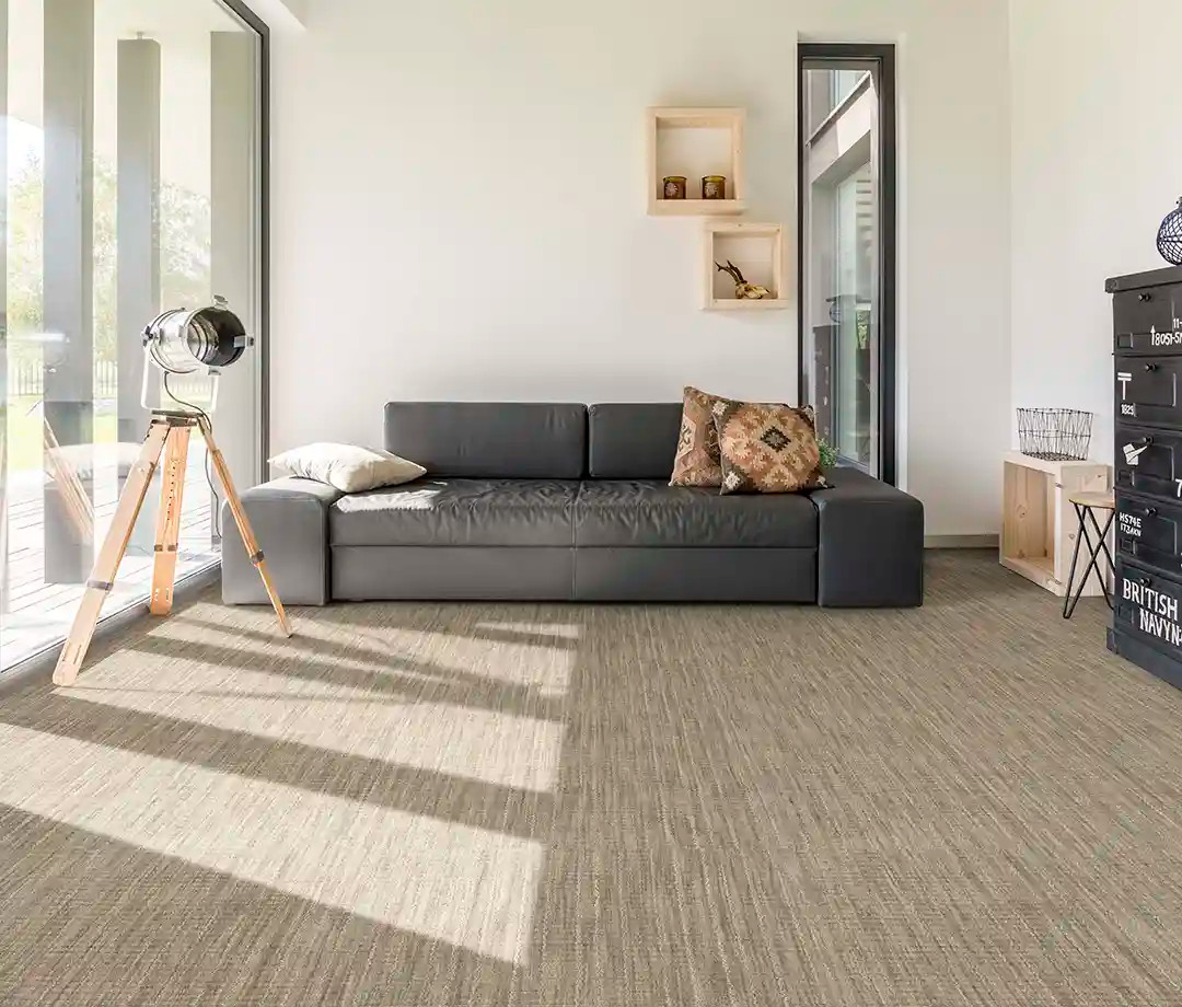Kaleen Broadloom Tahoe TAH-27 Taupe Area Rug Room Scene