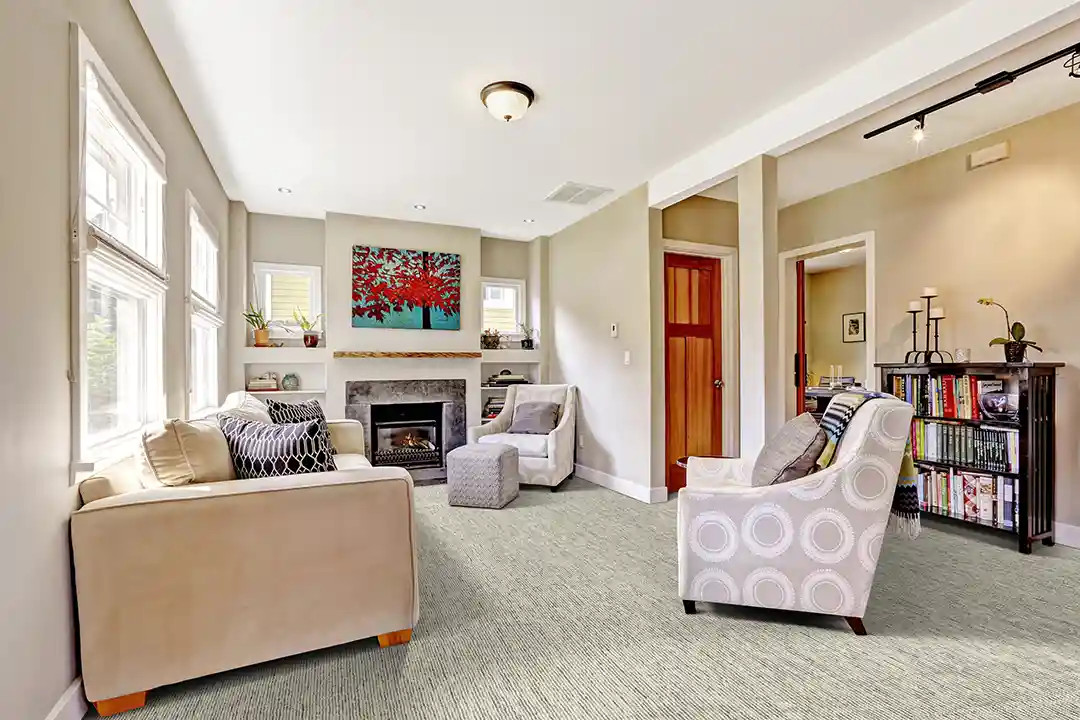 Kaleen Broadloom Wellesley WEL-75 Grey Area Rug Room Scene