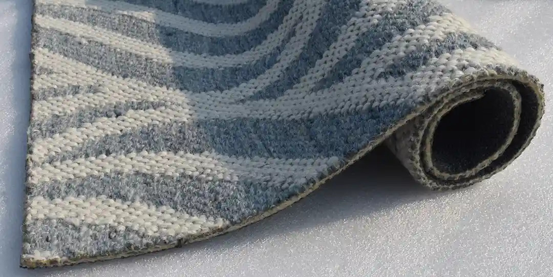 Kaleen Hook & Beam Trinity TRT-17 Blue Area Rug Texture