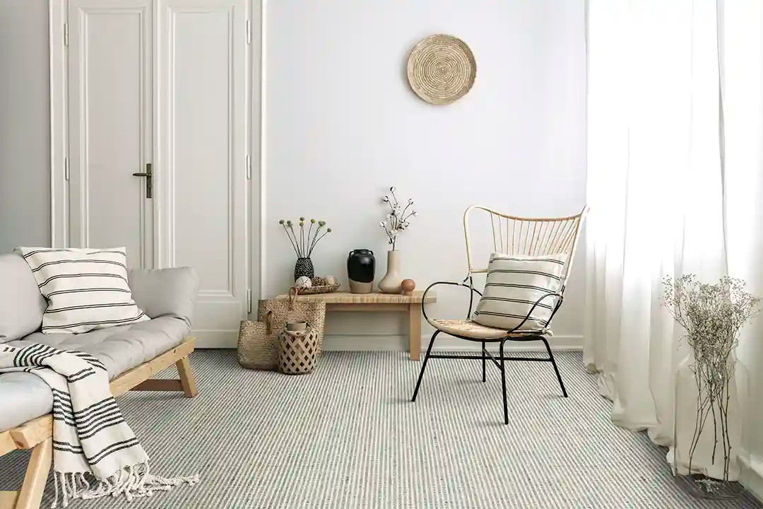 Kaleen PureLife Tobago TOB-49 Brown Area Rug Room Scene