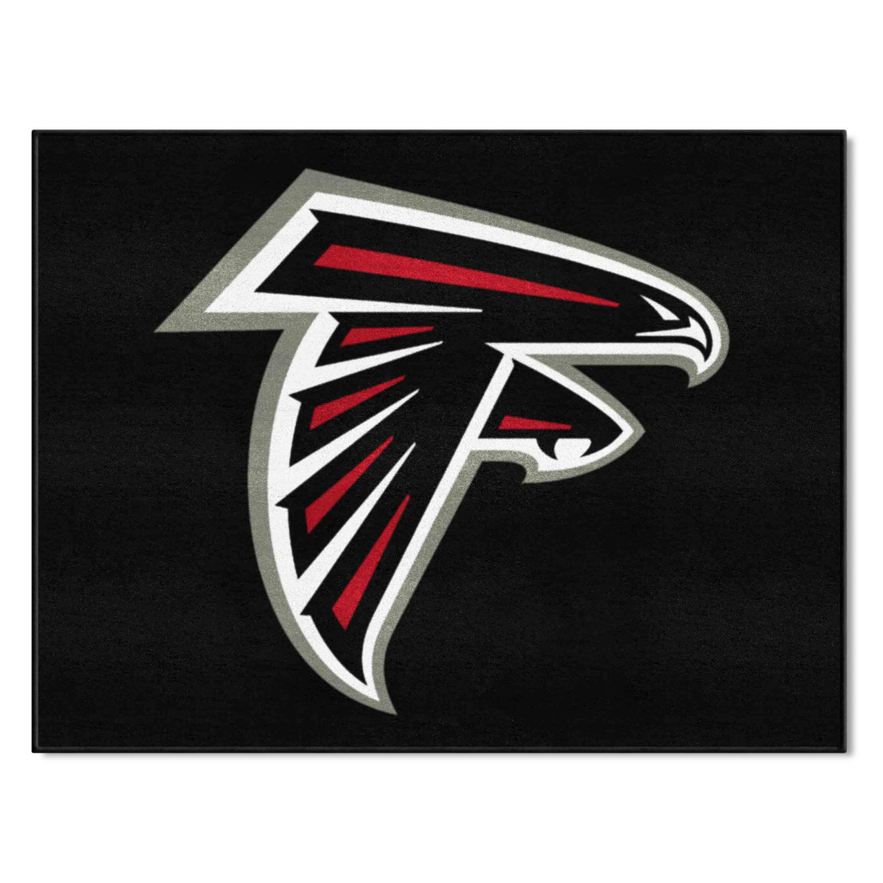 NFL Atlanta Falcons 2'10" X 3'7" Black AllStar Mat 6121 Carpetmart
