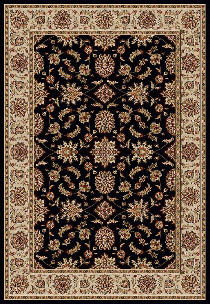 Radici Como 1592 Black Area Rug