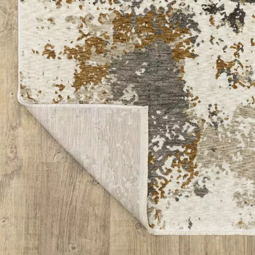 Oriental Weavers Hayden HAY10 Beige Rust Area Rug | Carpetmart.com