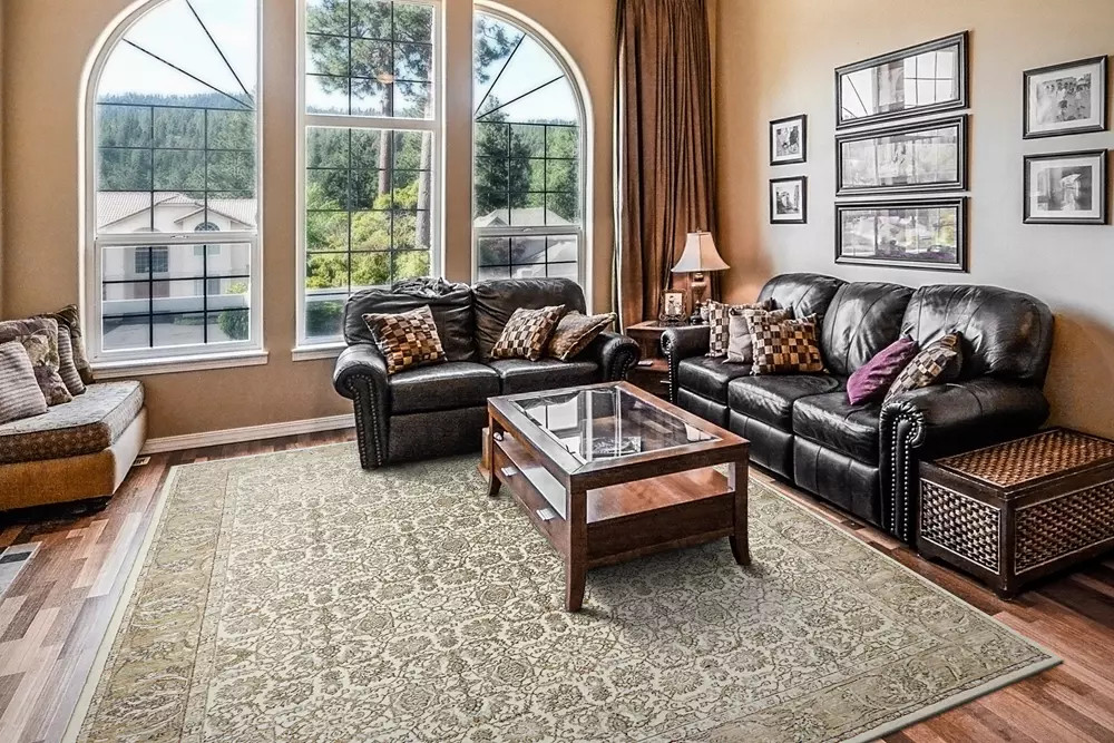 Dynamic Rugs Octo 6900-199 Cream Multi Area Rug Room Scene