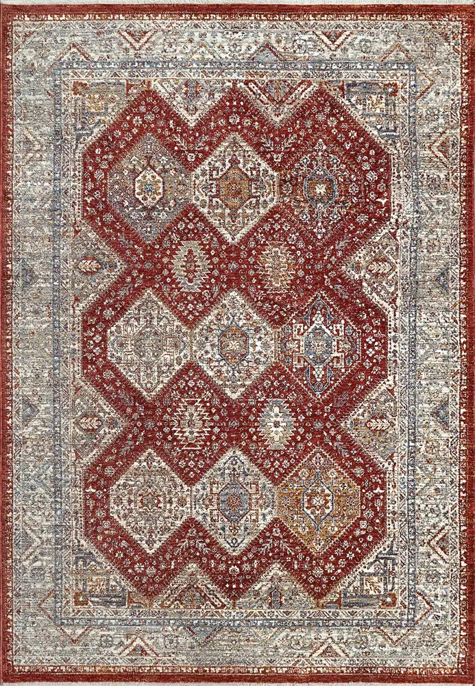 Dynamic Rugs Dakota 6641-399 Red Multi Area Rug | Carpetmart.com