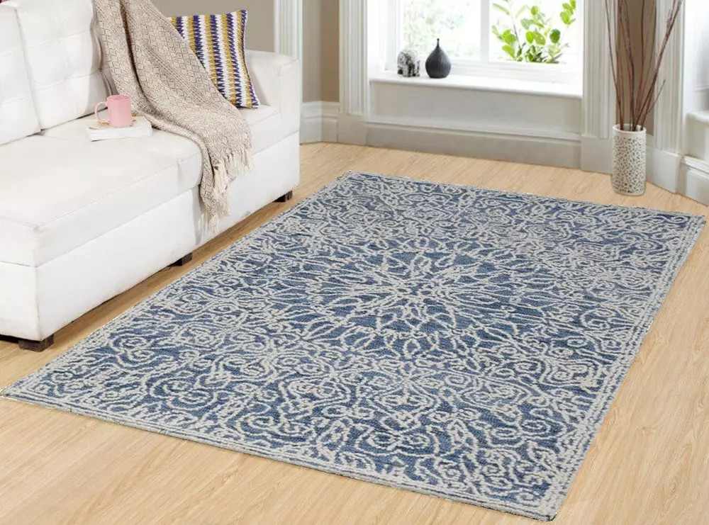 Dynamic Rugs Darcy 1131-150 Ivory Denim Area Rug | Carpetmart.com