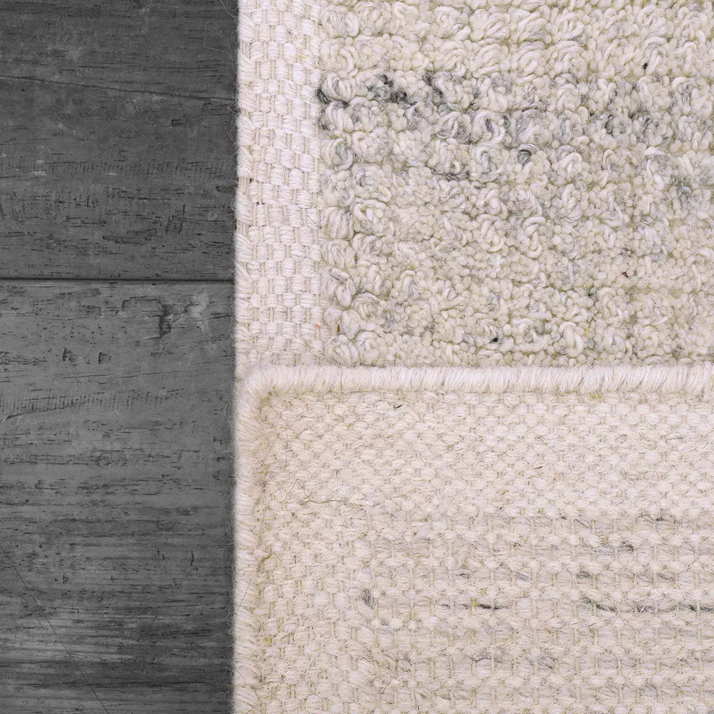 Dynamic Rugs Ivy 6990-190 Ivory Silver Area Rug Back