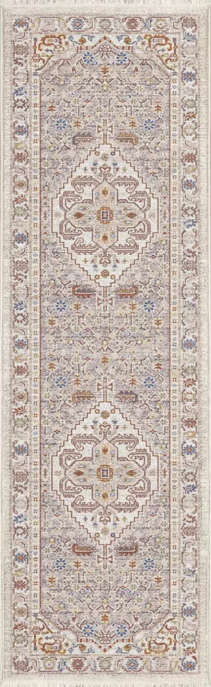 プロテア クリームミンク 9 Dynamic Rugs Juno 6884-199 Cream Grey Multi Area Rug | Carpetmart