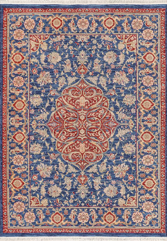Dynamic Rugs Wade Navy Red Multi Rug - Carpet & Tile Mart