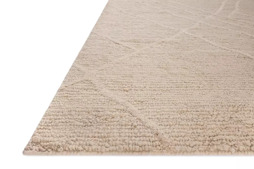 Loloi Cline CLI-01 Ivory Area Rug on Angle