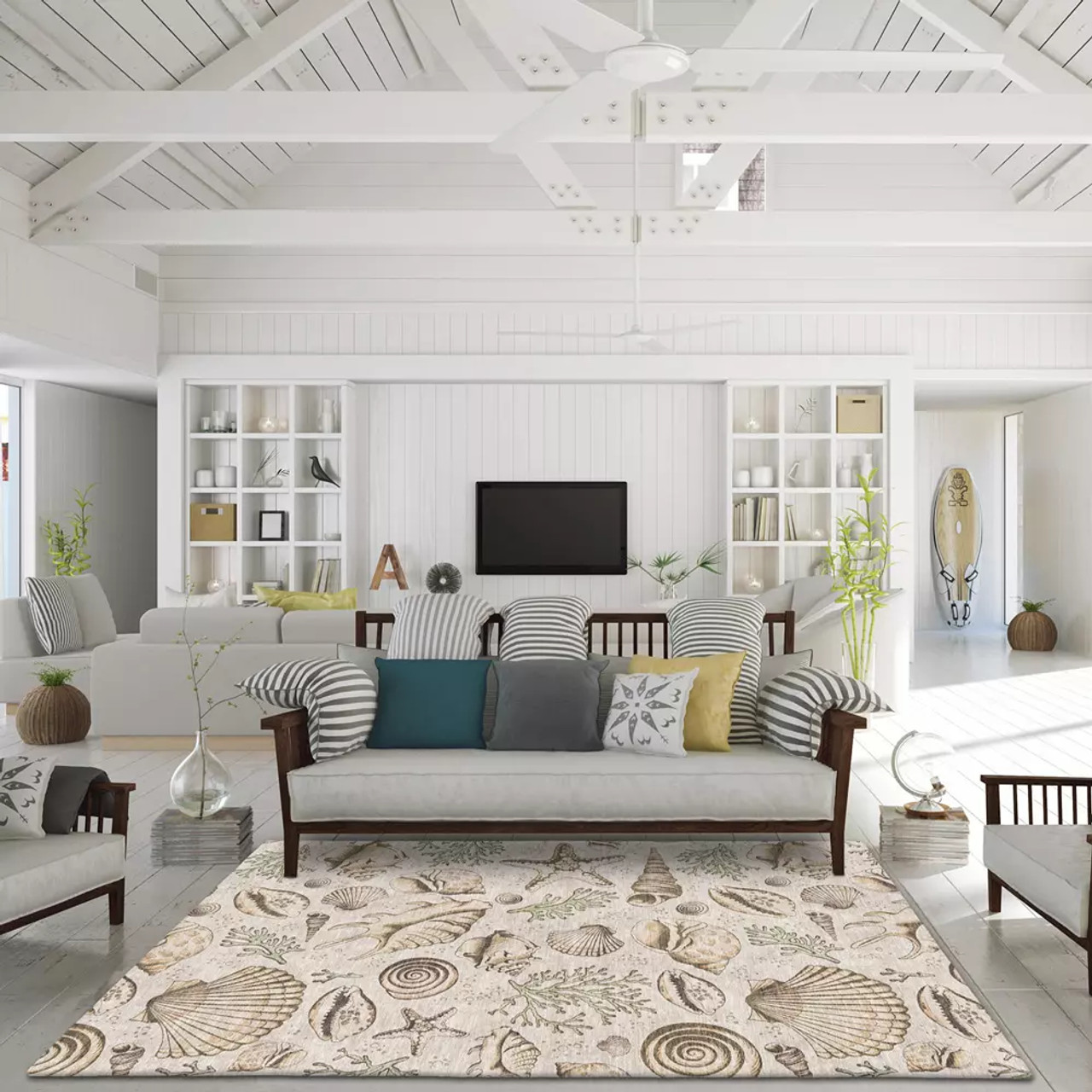 Nubrisa Bayside ABY03 Beige Area Rug Room Scene Nubrisa Bayside ABY03 Beige Area Rug Room Scene