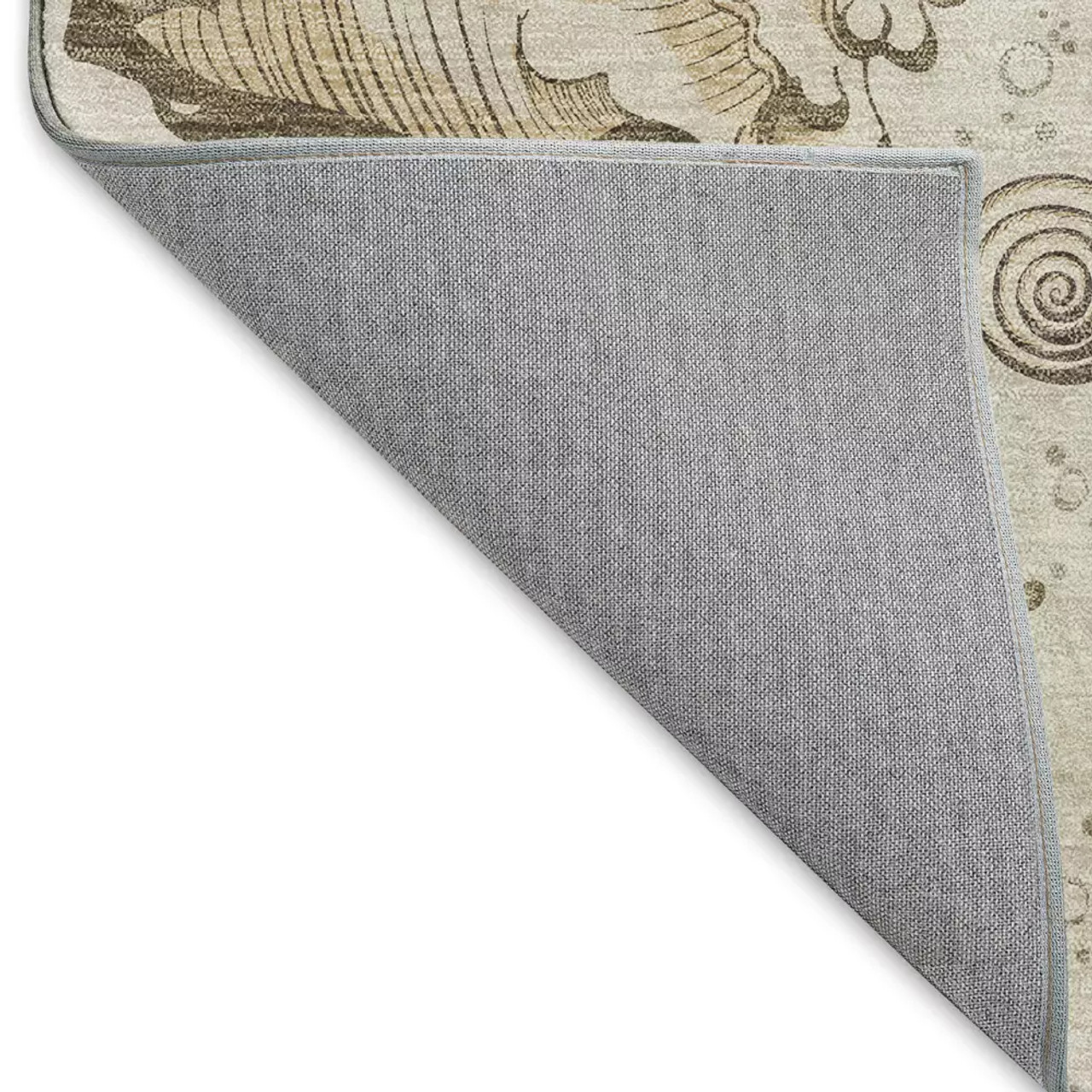 Nubrisa Bayside ABY03 Beige Area Rug Backing Nubrisa Bayside ABY03 Beige Area Rug Backing