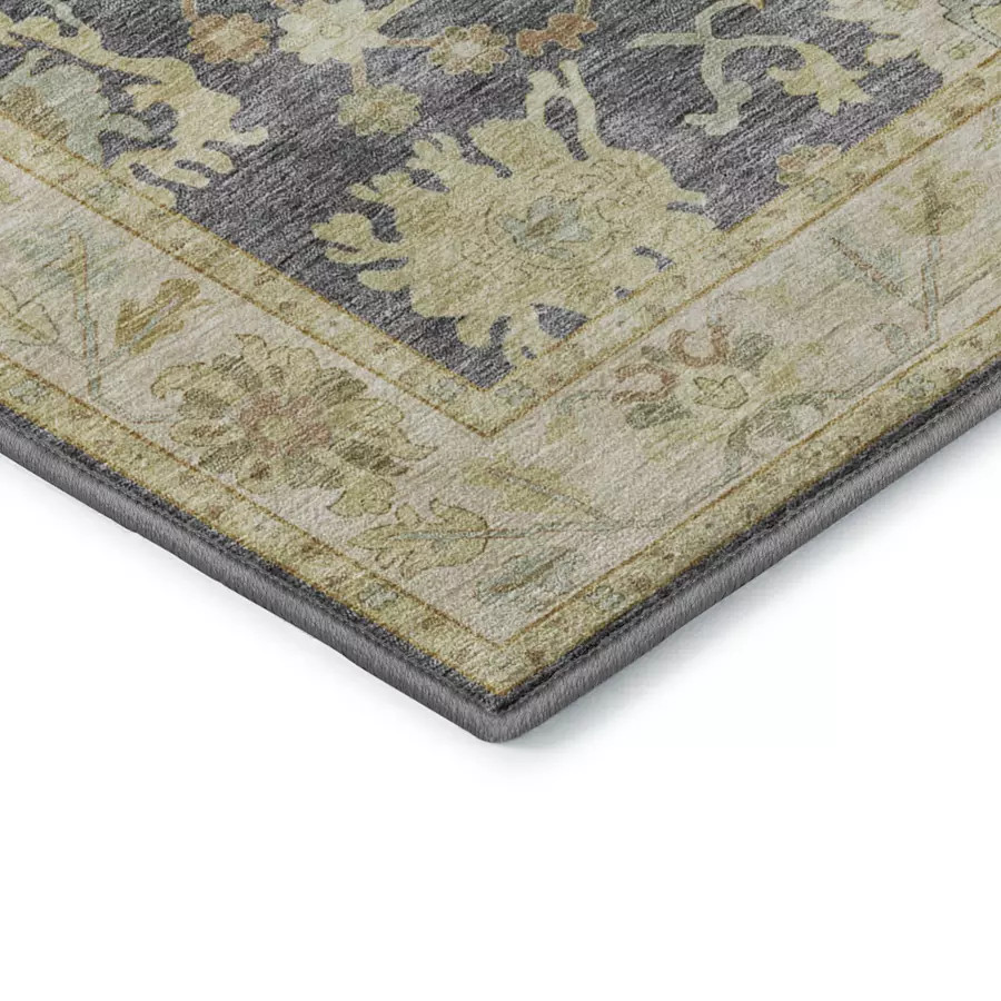 Dalyn Hatay HY2 Gray Area Rug Corner