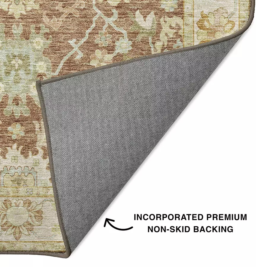 Dalyn Hatay HY2 Paprika Area Rug Backing