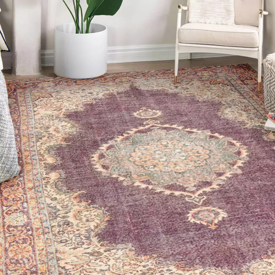 Dalyn Kars KA9 Eggplant Area Rug - Carpet & Tile Mart