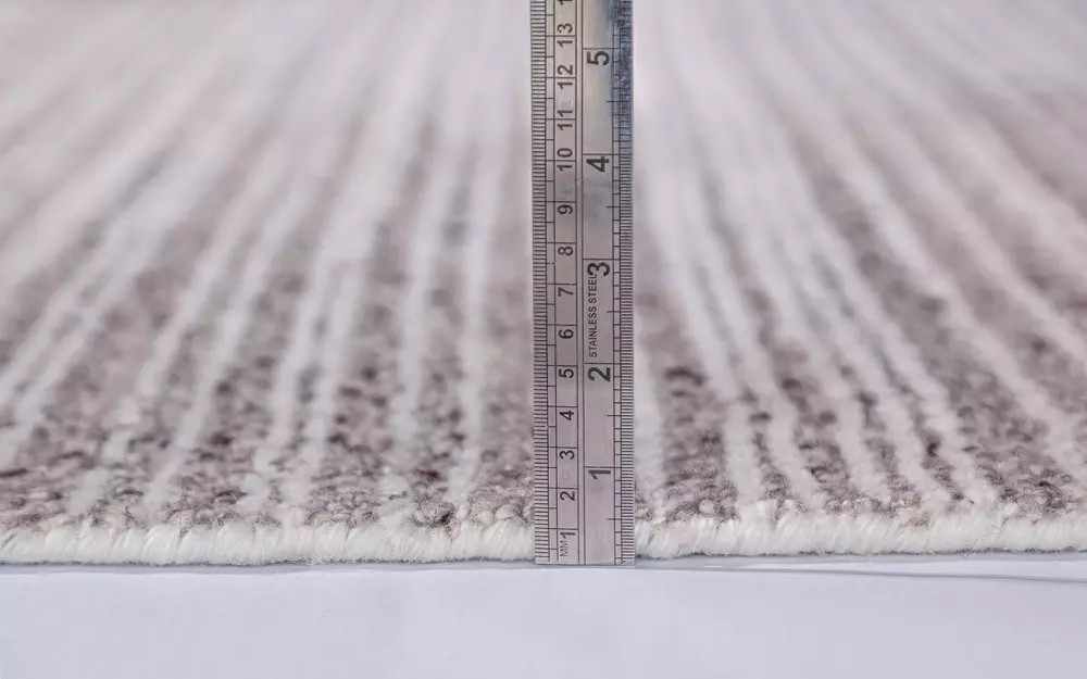 Kas Hayden 8052 Ivory Grey Area Rug Pile