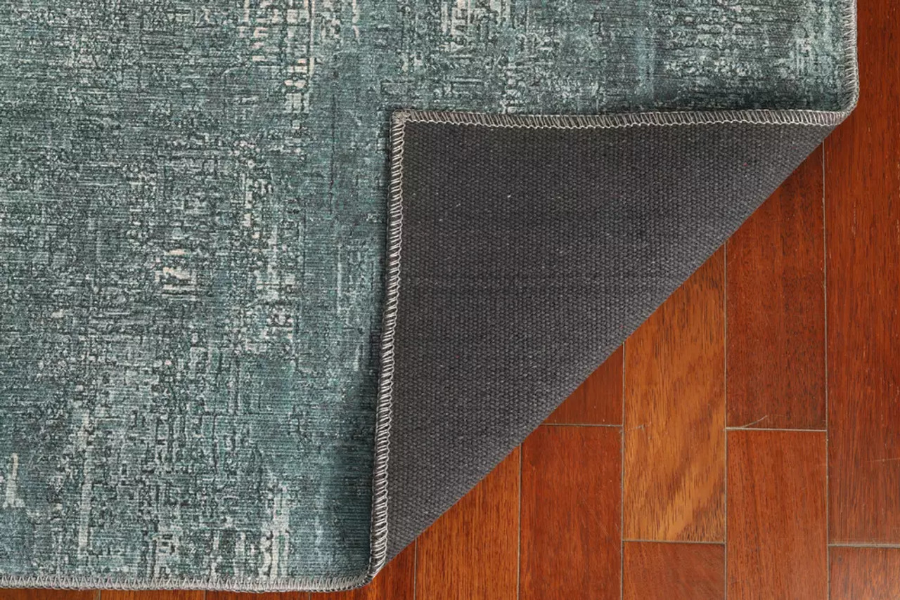Kas London 4809 Teal Area Rug Back