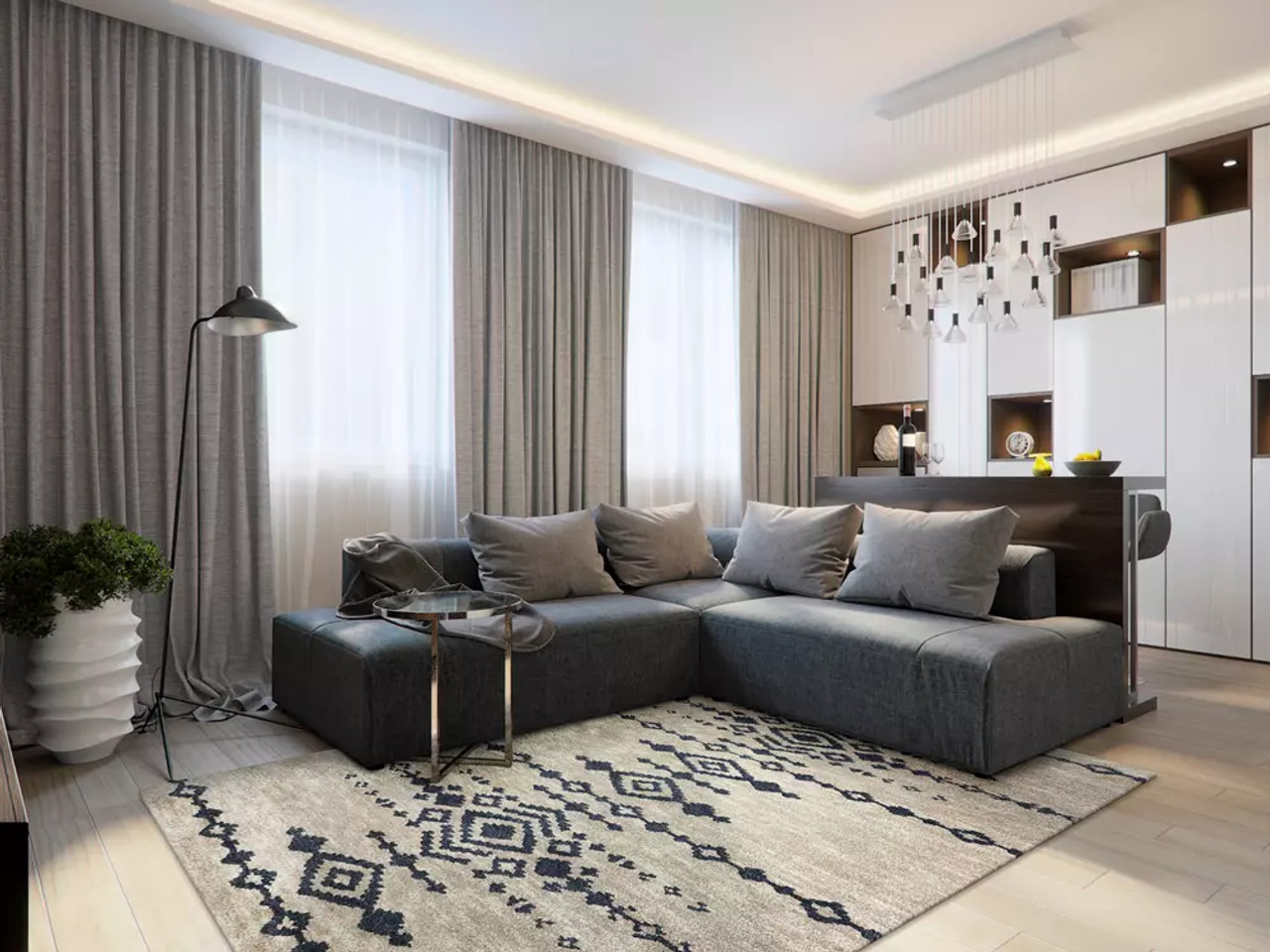 Kas Marley 1002 Natural Area Rug Room Scene