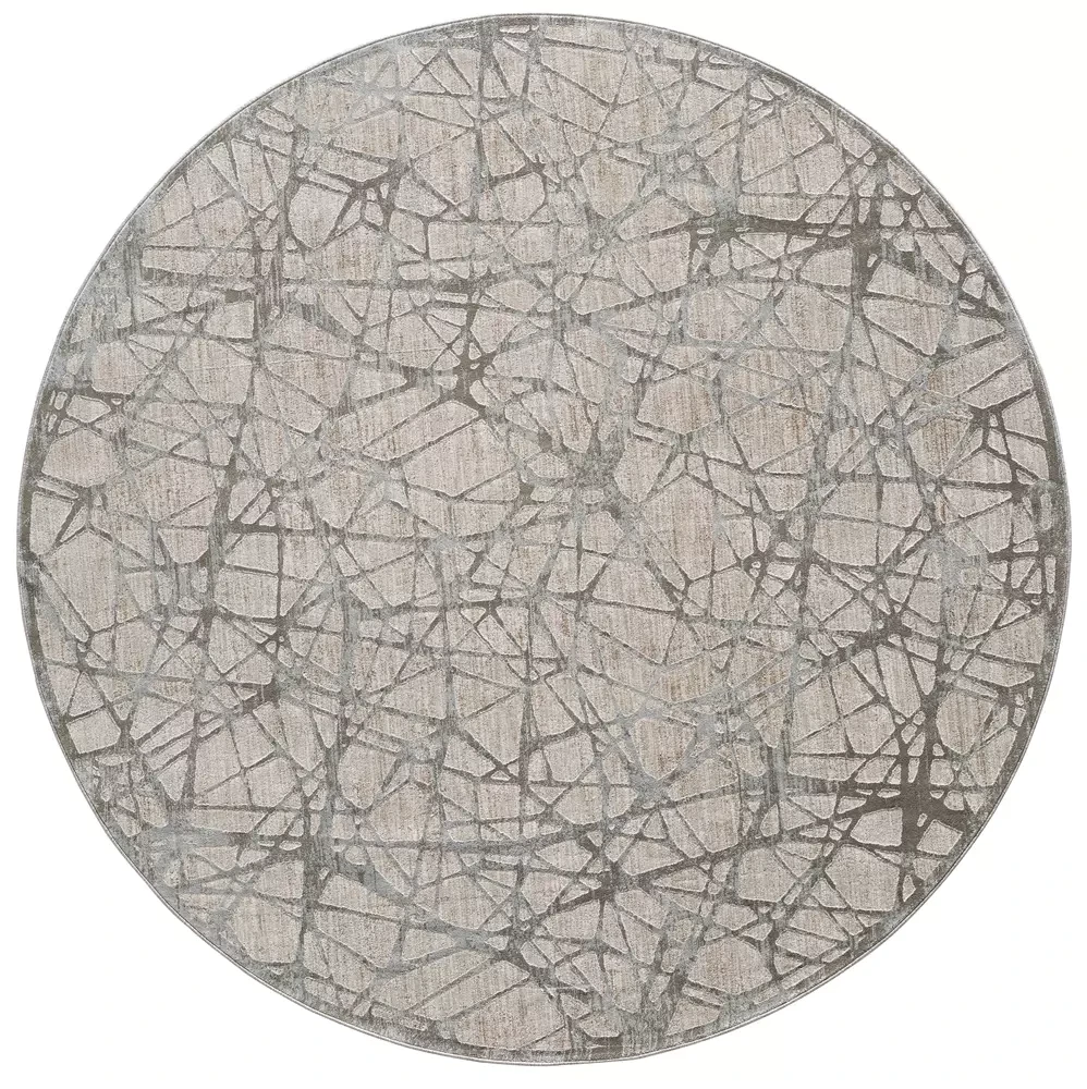 Kas Round Rugs Kas Peyton 4002 Beige Area Rug - Carpet & Tile Mart